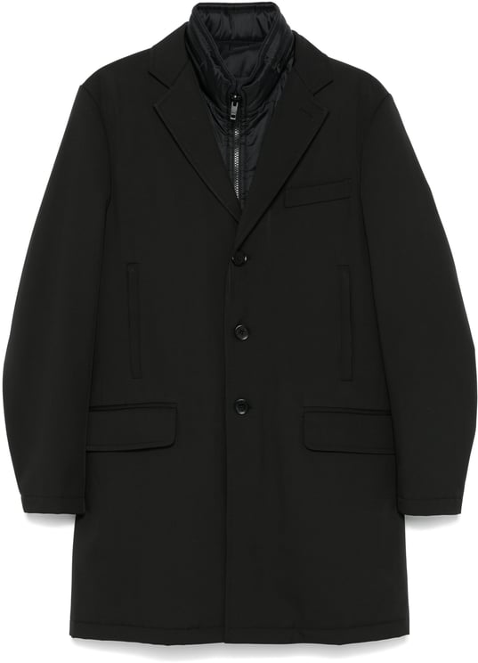 Fay Tailored Double Coat Removable Padded Gilet