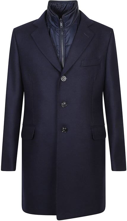 Fay Double Coat Blue