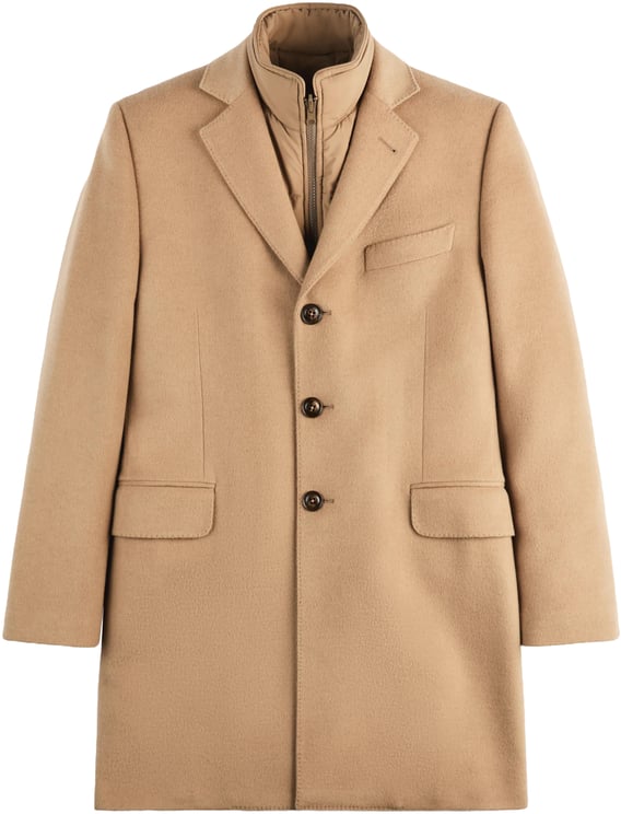 Fay Coats Cammello Medio
