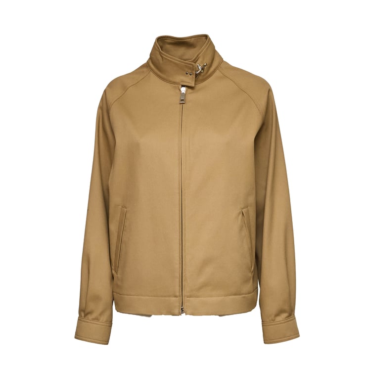 Fay Barracuda Gancio Drill Cotton Bomber Jacket