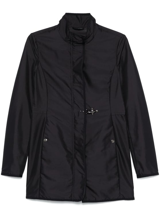 Fay Easy Virginia High Collar Dual Closure Coat