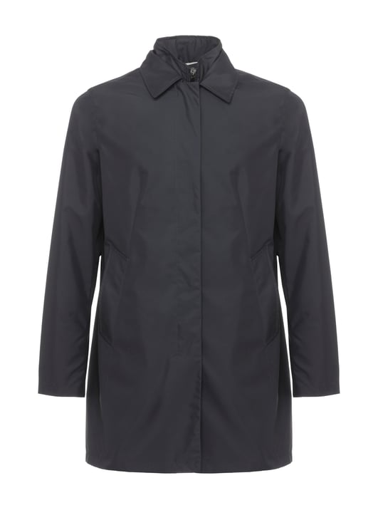Fay Blue Waterproof Buttoned Jacket