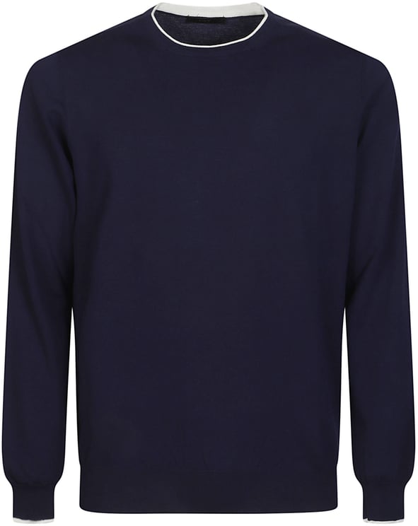 Fay Round Neck Sweater Multicolour