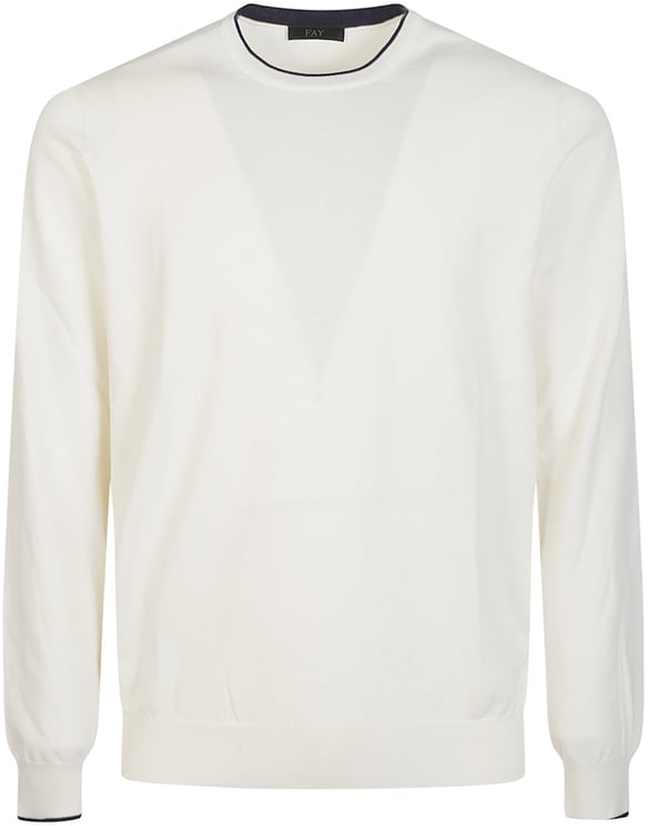 Fay Round Neck Sweater Multicolour