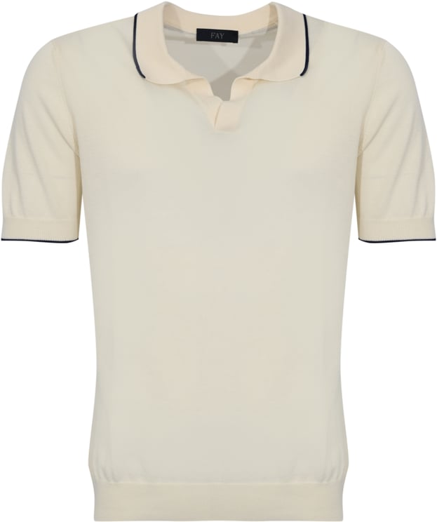 Fay T-Shirts And Polos Luce/Blu Navy