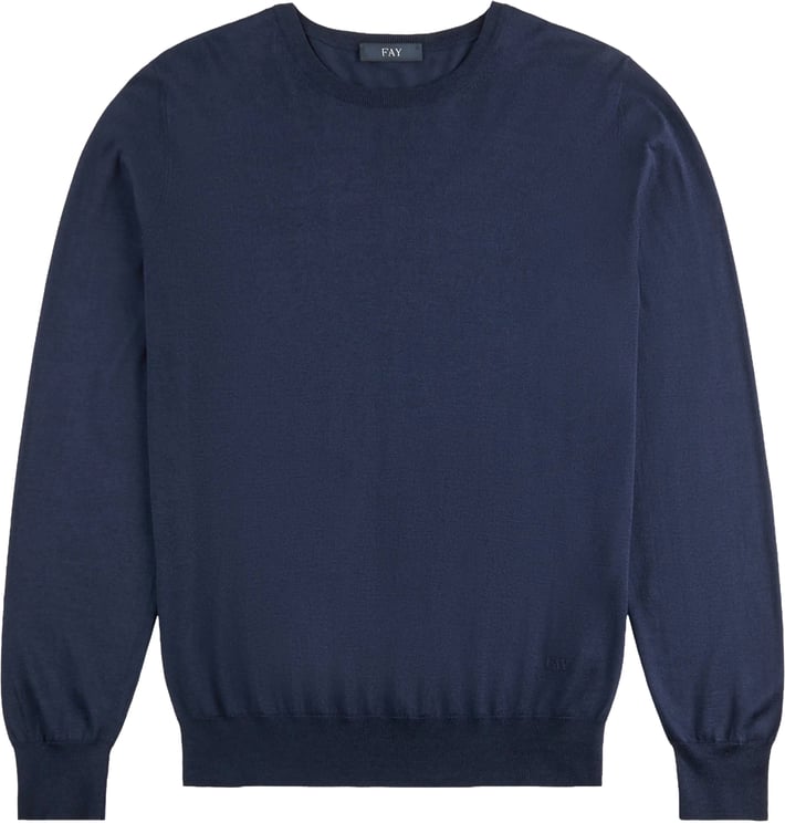 Fay Sweaters Azzurro Scuro