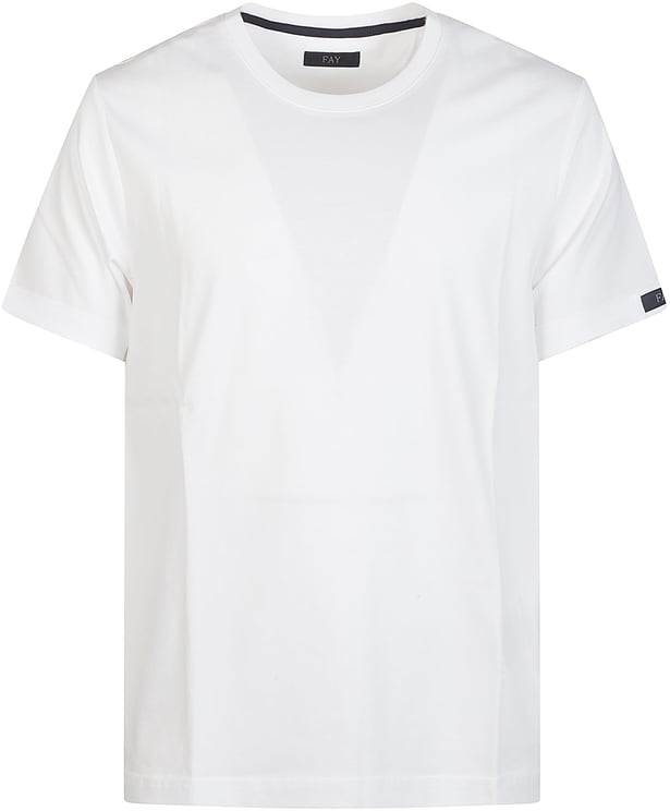 Fay Blue Tag Regular Fit T-shirt White