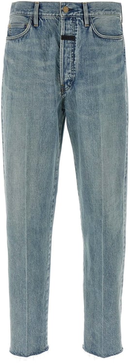 Fear of God Fear Of God Blue Cotton Jeans Denim