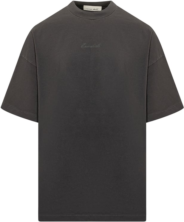 Fear of God T-shirt con Logo Frontale Ricamato