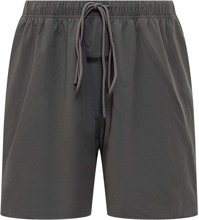 Fear of God Fear Of God Dark grey stretch nylon bermuda shorts