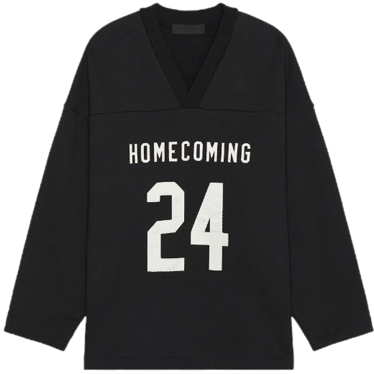 Fear of God Fear of God Essentials Heavy Fleece Hockey Jersey 'Zwart'
