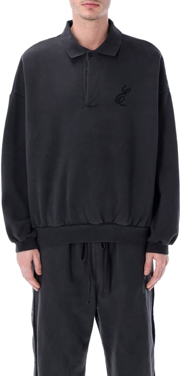 Fear of God Classic Polo Sweatshirt Vintage Black