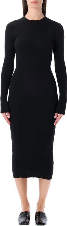 Fear of God Long Sleeve Rib Dress Vintage Black