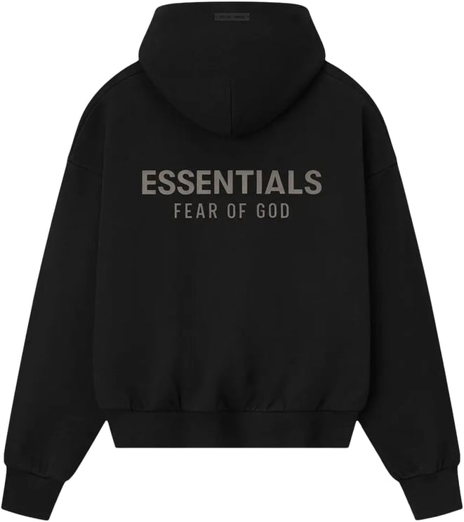 Fear of God Fear of God Essentials Classic Fleece Hoodie Jet Black