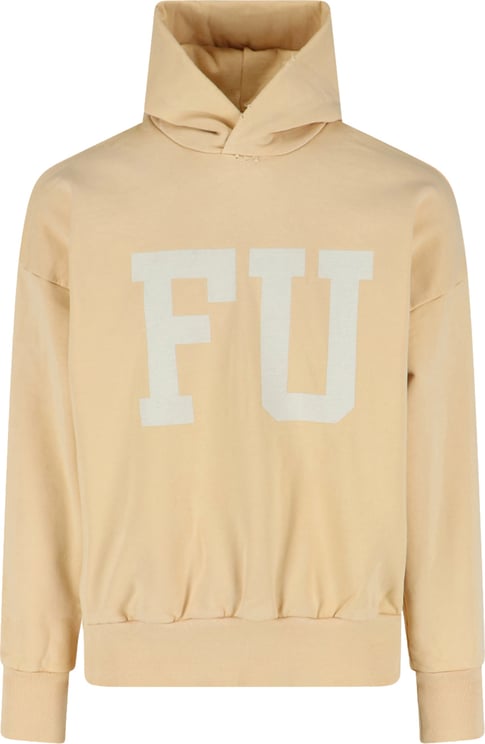 Fear of God "Educate The Young" Hoodie, Yellow Cotton