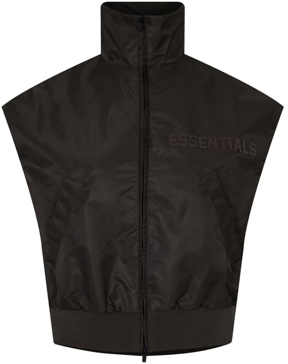Fear of God Essentials Logo Off Black Running Vest