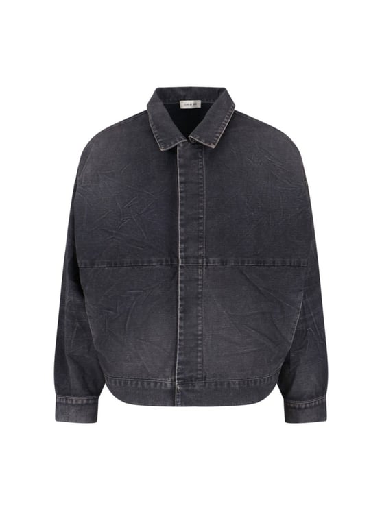 Fear of God "Utility" Jacket – Black Cotton Canvas