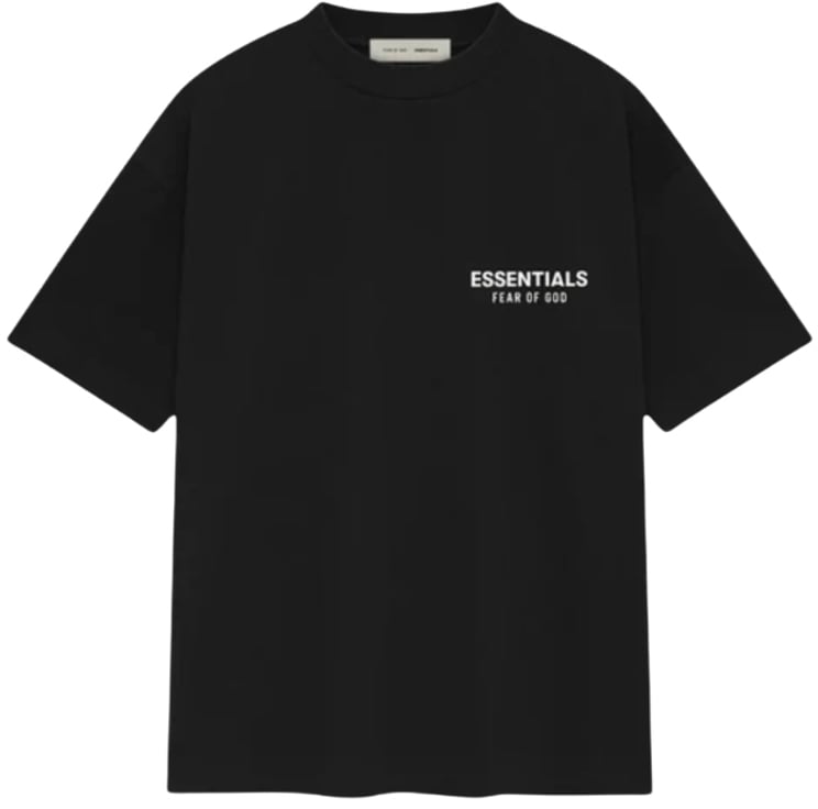 Fear of God Fear of God Essentials SS25 Jet Black T-shirt