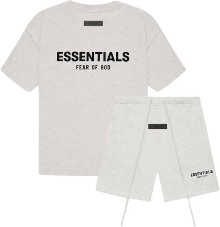 Fear of God Fear of God Essentials Light Oatmeal Summer Set