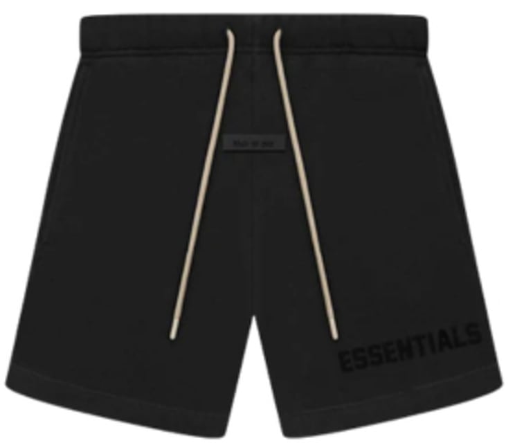 Fear of God Fear of God Essentials SS23 Jet Black Korte Broek