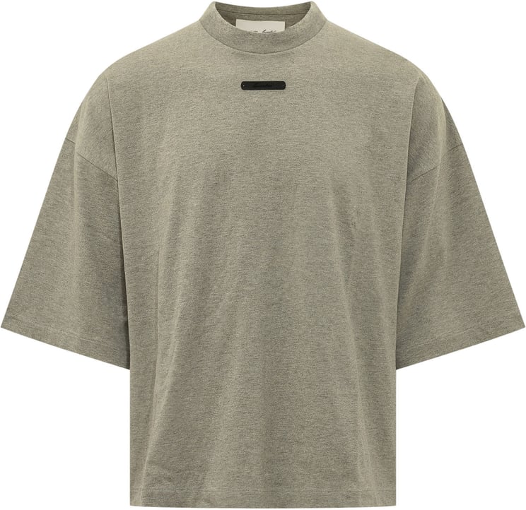Fear of God T-shirt Oversize con Placca Logo