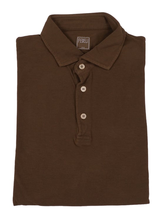 Fedeli Short Sleeve Knitted Polo Shirt
