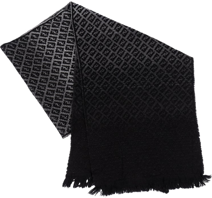 Fendi Fendi Wool Monogram FF Logo Schal Scarf