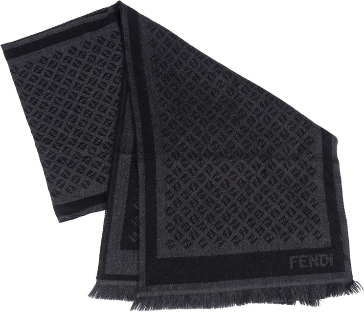 Fendi Fendi Wool FF Monogram Schal Scarf