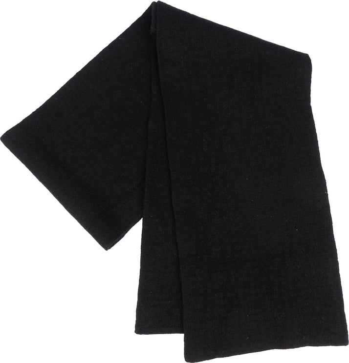 Fendi Fendi Classic Black Wool Schal Scarf