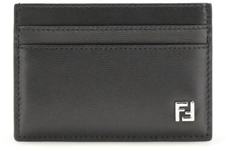 Fendi Fendi Black Calf Leather Bos Taurus Wallet