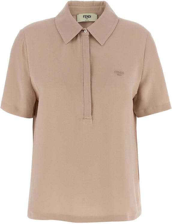 Fendi Fendi Multicolor Silk Polo Shirt