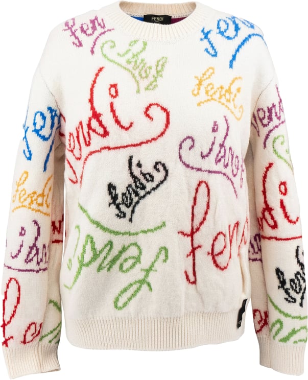Fendi Fendi Multicolor Wool Sweater