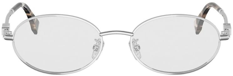 Fendi Fe50140U Fendigraphy Oval Silver Glasses