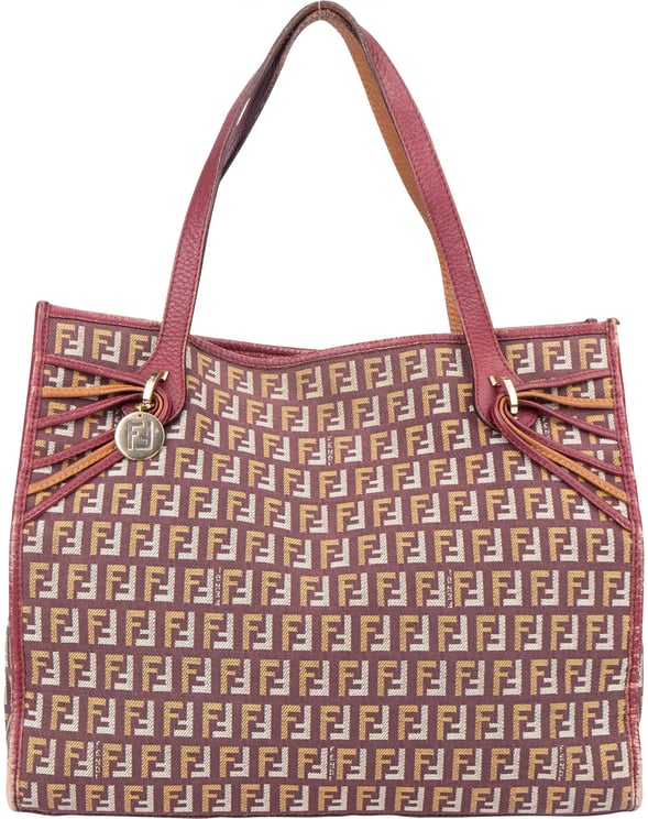 Fendi Fendi FF Monogram Zucchino Handbag