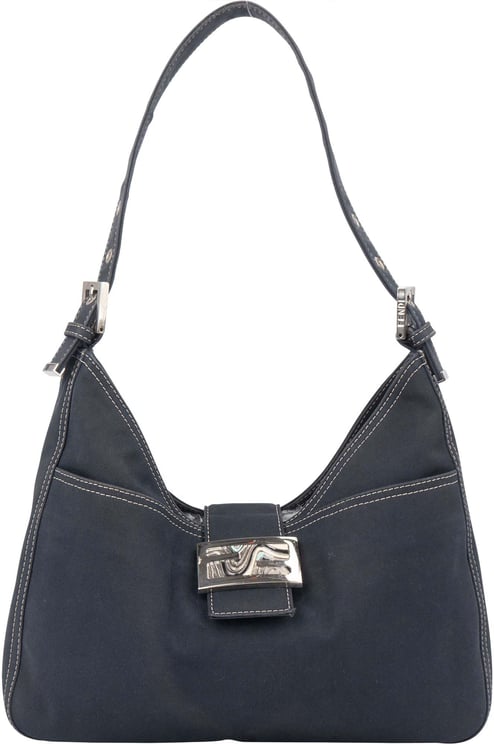 Fendi Fendi Limited FF Buckle Baguette Shoulder Bag