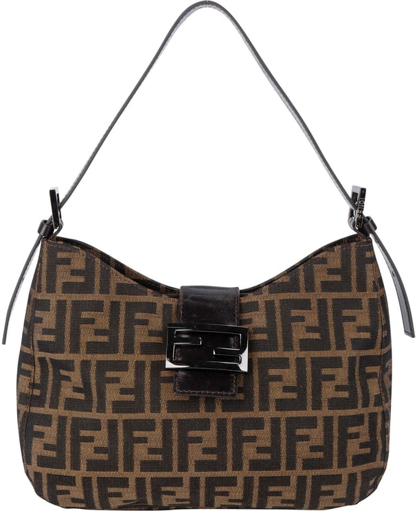 Fendi Fendi FF Monogram Baguette Shoulder Bag