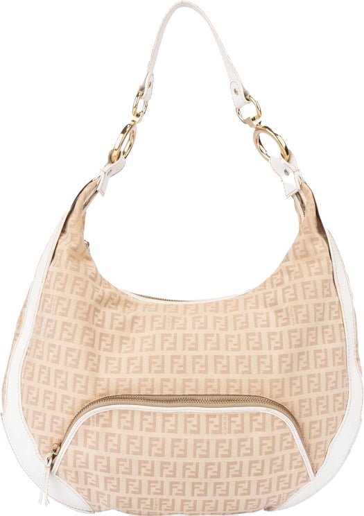 Fendi Fendi FF Monogram Zucca Hobo Bag