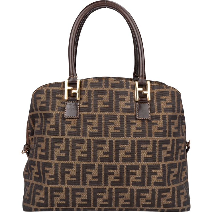 Fendi Fendi FF Monogram Zucca Handbag