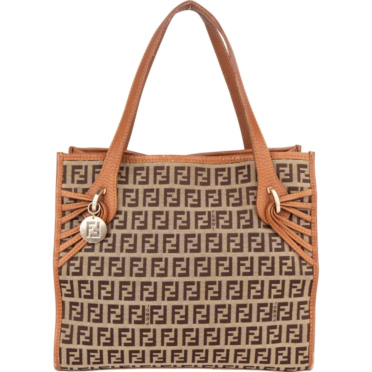Fendi Fendi FF Monogram Zucca Handbag