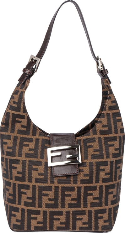 Fendi Fendi FF Monogram Baguette Shoulder Bag