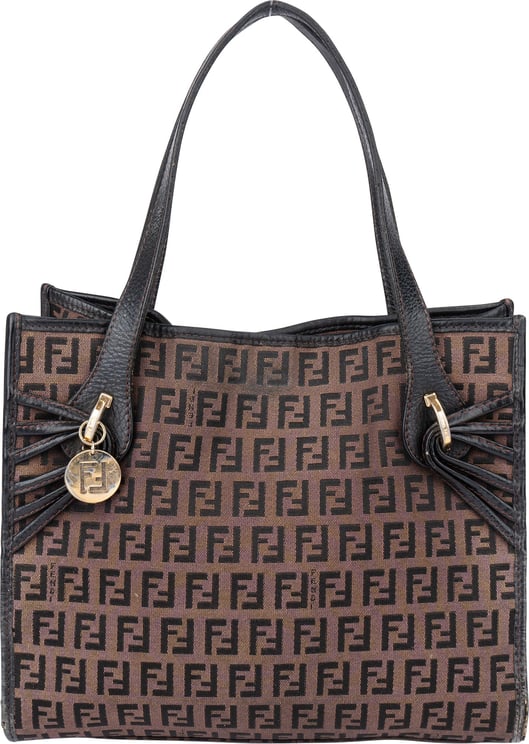 Fendi Fendi FF Monogram Zucca Handbag