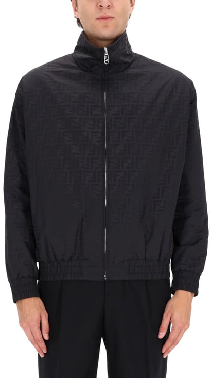Fendi GIACCA BOMBER CON TRAMA "FF"
