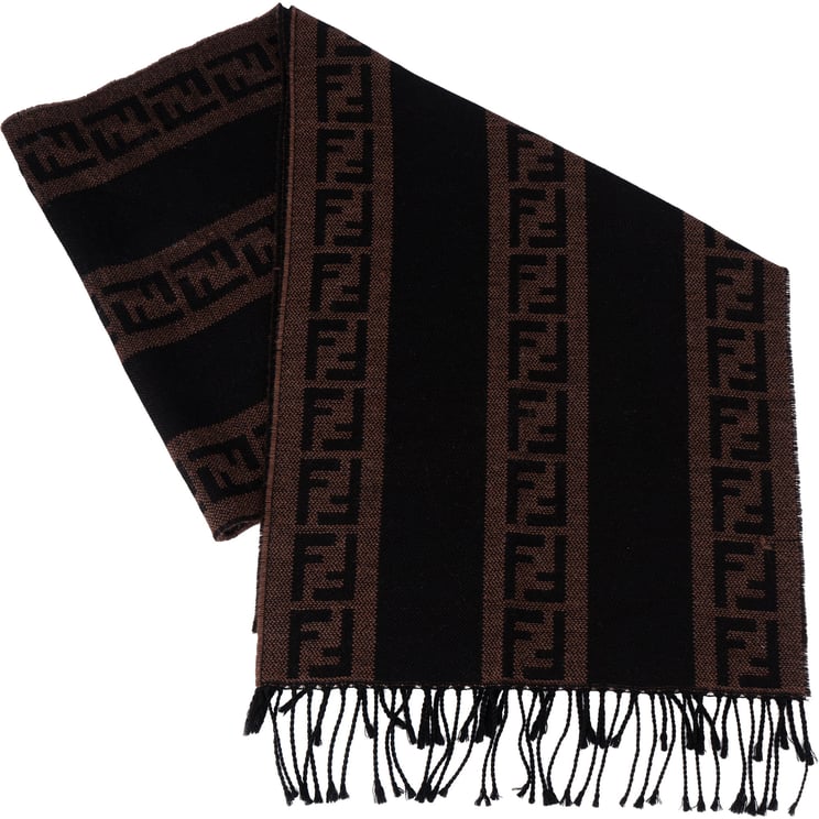 Fendi Fendi FF Monogram Wool Scarf Schal
