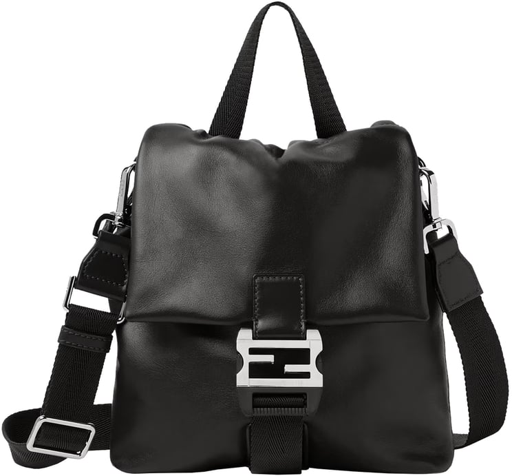 Fendi Baguette Crossbody Vit Malib Smooth Leather Bag