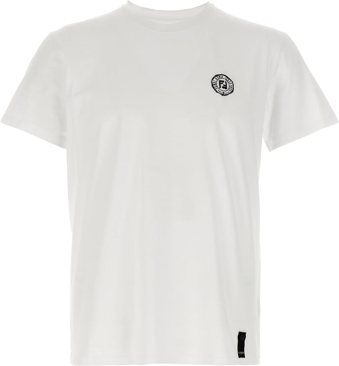 Fendi Fendi White Cotton T-Shirt