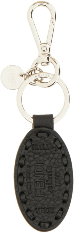 Fendi Fendi Metal and leather key chain
