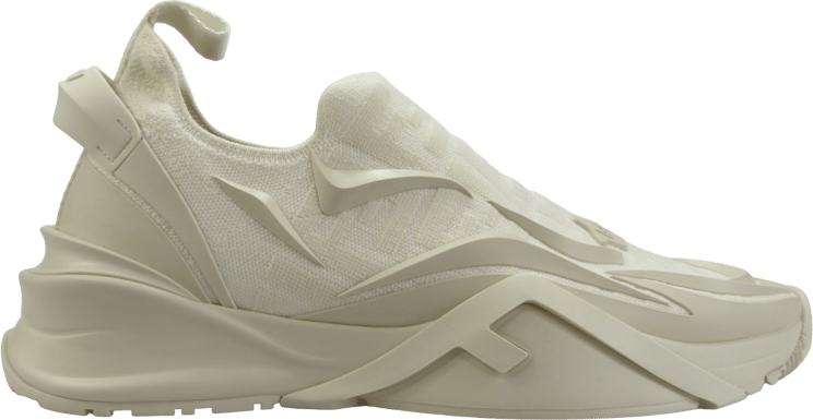 Fendi Sneaker running in tessuto bianca