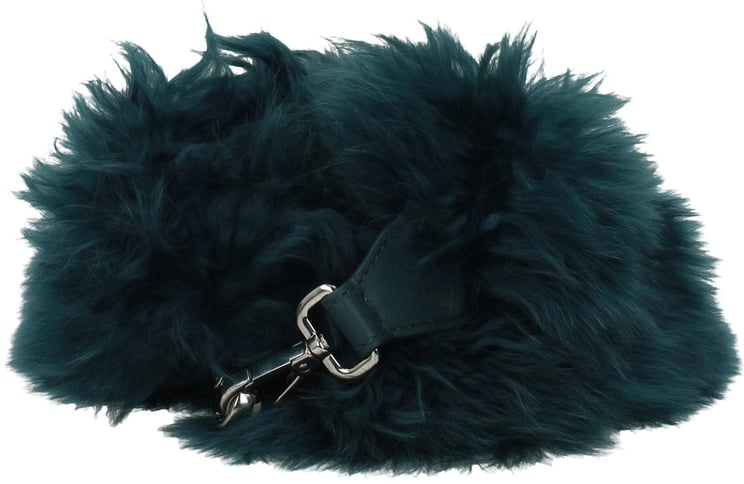 Fendi Fendi Green Leather Shoulder Bag