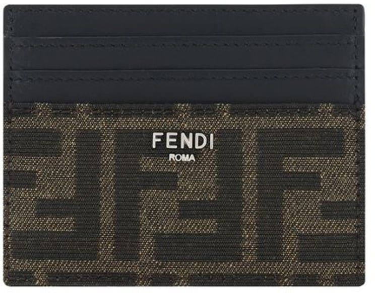 Fendi Fendi Brown Calf Leather Bos Taurus Wallet