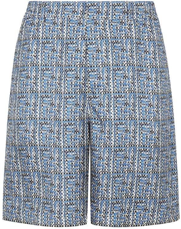 Fendi Fendi Printed Silk Shorts